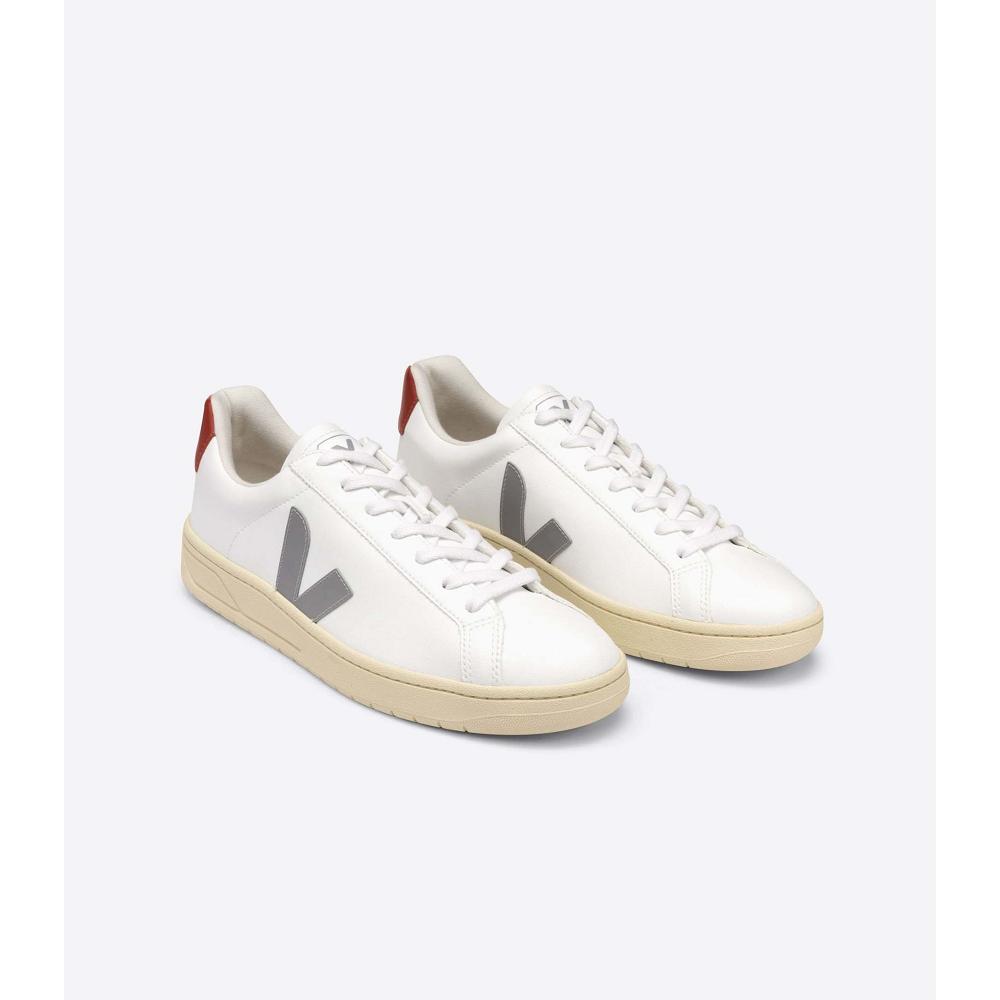 Veja URCA CWL OXFORD-GREY Sneakers Dames White/Red | BE 632TCE